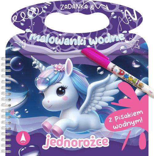Zadanka & malowanki wodne Jednorożce