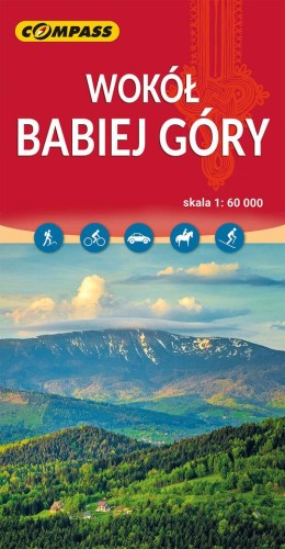 Wokół Babiej Góry Mapa turystyczna 1:60 000