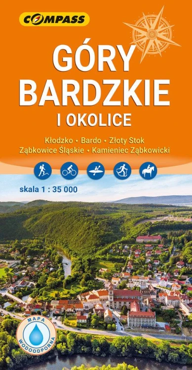 Góry Bardzkie i okolice laminowana apa...