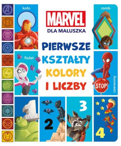 Pierwsze kształty, kolory i liczby Marvel dla...