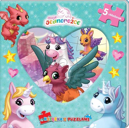 Moje Jednorożce Książka z puzzlami