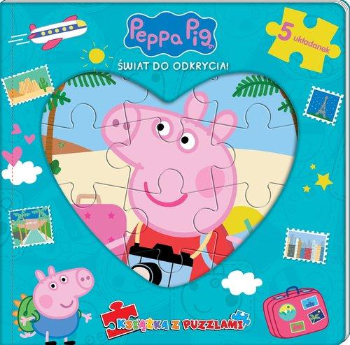 Peppa Pig Świat do odkrycia Książka z puzzlami