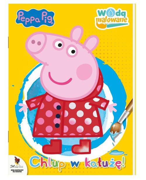 Peppa Pig Wodą malowane Chlup w kałużę!