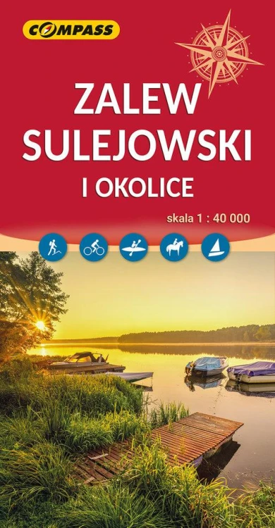 Zalew Sulejowski i okolice mapa turystyczna...
