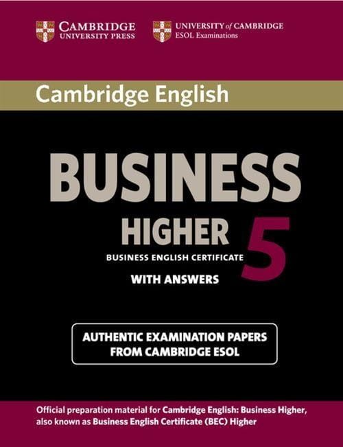 Cambridge English Business Higher 5 Student's...
