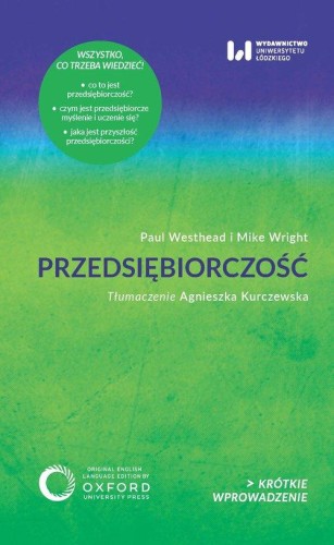 Przedsiębiorczość, Westhead Paul, Wright Mike