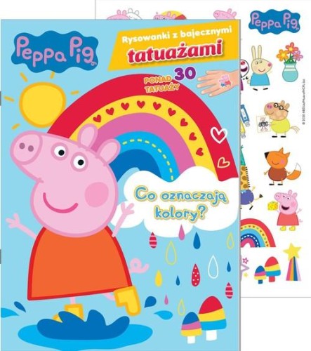 Peppa Pig. Rysowanki z bajecznymi tatuażami