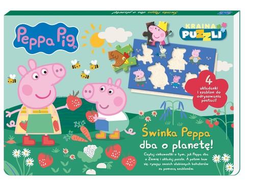 Peppa Pig Kraina puzzli Świnka Peppa dba o...