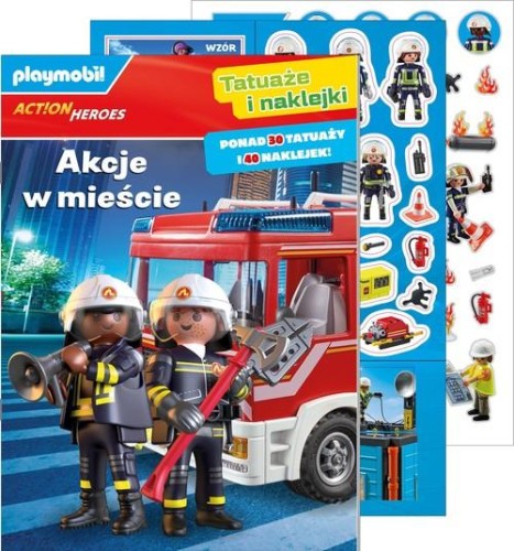 Plamobil Action Heroes. Tatuaże i naklejki