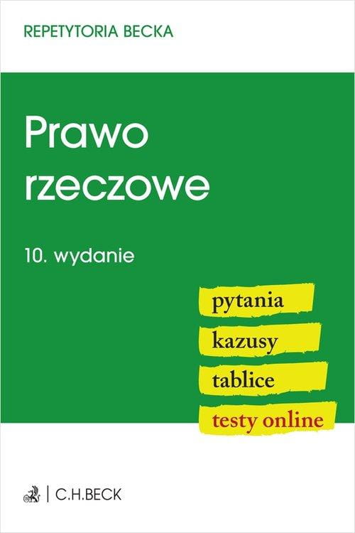 Prawo rzeczowe. Pytania. Kazusy. Tablice....