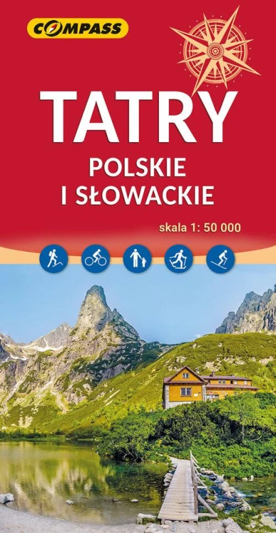 Tatry Polskie i Słowackie mapa turystyczna...