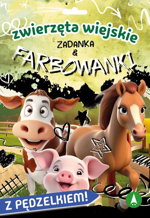 Zwierzęta wiejskie Zadanka & farbowanki