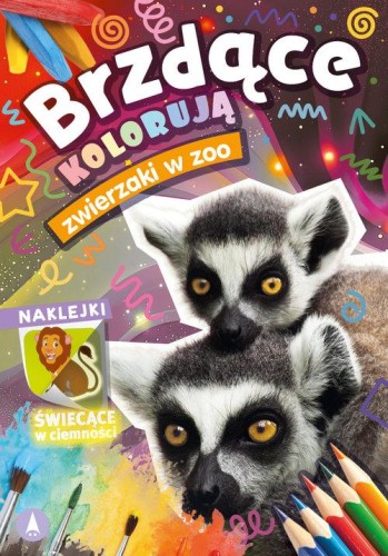 Brzdące kolorują Zwierzaki w zoo (naklejki...