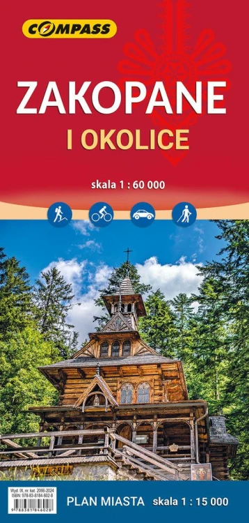 Mapa Zakopane i okolice, Praca zbiorowa