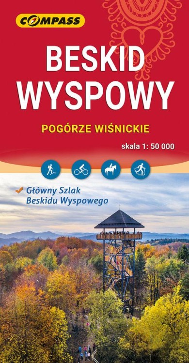 Beskid Wyspowy Pogórze Wiśnickie 1:50 000
