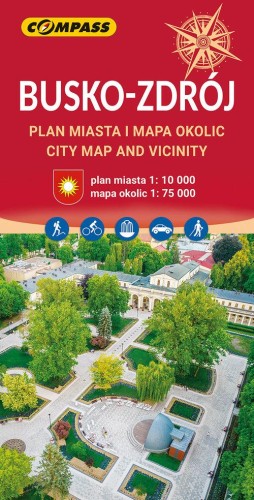 Busko-Zdrój plan miasta i mapa okolic
