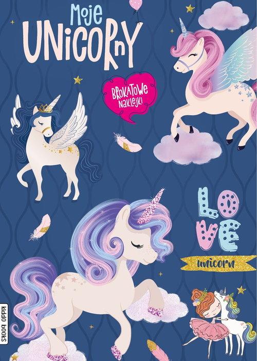 Moje unicorny z brokatem
