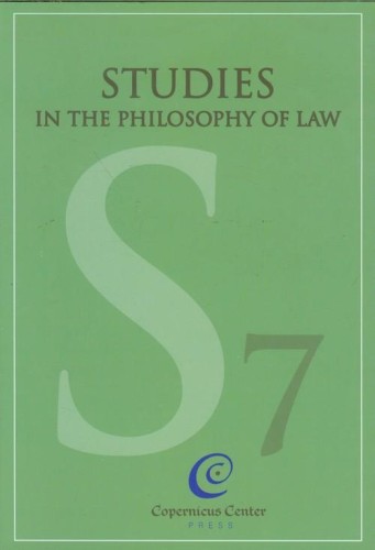 Studies in the philosophy of law  vol. 7