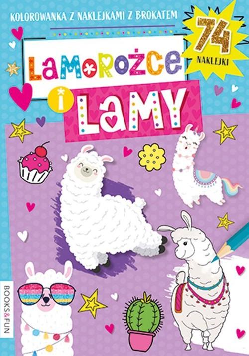 Lamorożce i lamy Kolorowanka