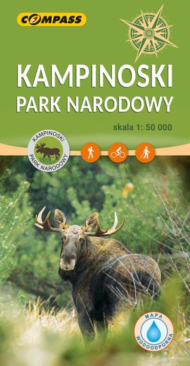 Kampinoski Park Narodowy mapa laminowana