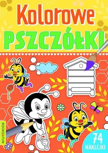 Kolorowe pszczółki Kolorowanka